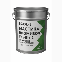 Мастика ПРОМИЗОЛ Ecobit -3 ДСТУ Б В.2.7-108-2001 Кровельная гидроизоляция 20 кг