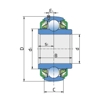 Підшипник LSQ 309 2TB.H.T FKL, з посиленим захистом, грунтообробна техніка Farmet