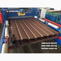 Профнастил коричневый матовый RAL 8017, купить матовый профлист Киев