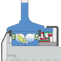 Ступиця ріжучого вузла PL-185-M30-R+M30x1.5 FKL, 5554502 Lemken, 55510014 Lemken