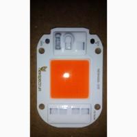 Фітоматриця, світлодіод 50w повного спектра (для рослин, квітів, теплиць, громубоксів)