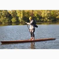 Wooden SUP. САП, доска для водных прогулок