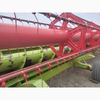Зерновая жатка Claas V900 с телегой
