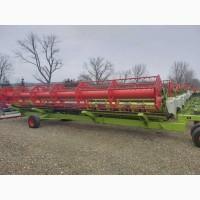 Зерновая жатка Claas V900 с телегой