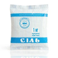 Сіль харчова 1.5 кг ТМ Земельні дари. Купить соль пищевая. Продукты оптом. Артемсоль