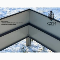 Збірна грядка матова, збірна Люкс висока 380 мм, металева грядка