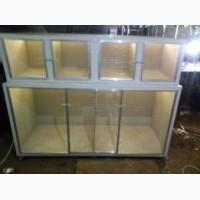 Ветеринарная клетка двухъярусная с освещением и подогревом пола