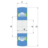 Підшипник 203KRR3 FKL, JD8646, 50184, AE745534, 80535663, 165484, 667925R91