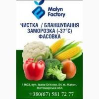 Різання овочів та фруктів на кубики, слайси та соломку. Послуги