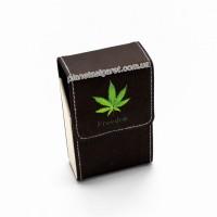 Чохол, портсигар з еко-шкіри для пачки сигарет 6-0851