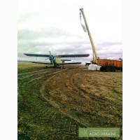 Внесение сыпучих минеральных удобрений - агроавиация