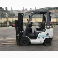 Газ-бензиновый вилочный автопогрузчик Nissan с side shif