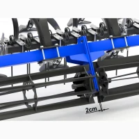 Культиватор навісний GRAND MAX 3, 5 м - стійка S-подібна Bellota 70×12, лапа 260 мм