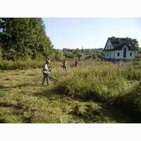 Покос травы Покосить траву Уборка участка