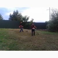 Покос травы Покосить траву Уборка участка