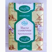 Продам масло Крестьянское 72, 5% производство Беларусь 200 г