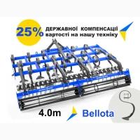 Культиватор навісний GRAND MAX 4, 0 м - S-подібна стійка Bellota 70×12, лапа 260 мм