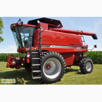 2008 г. 1500 м.ч. Роторный 4WD комбайн Case Кейс 2577 с жаткой