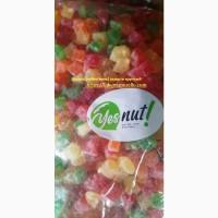 Цукаты оптом в розницу. Ананас кубики, кольца, натуральный. Кумкват, Кокос, Манго, Дыня