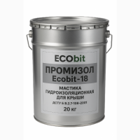 Мастика гидроизоляционная для крыши ПРОМИЗОЛ Ecobit -18 ДСТУ Б В.2.7-108-2001 20 кг