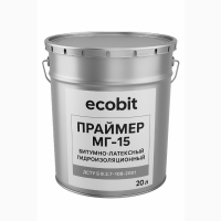 Праймер гідроізоляційний бітумно-латексний МГ-15 Ecobit ДСТУ Б В.2.7-108-2001 20 л