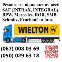 Ремонт осей SAF Bиготовлення і заміна гусаків (Intrax)