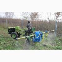 Опрыскиватель мотоблочный тракторный навесной. 100 л. С компрессором. Оригинал