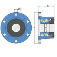 Ступиця ріжучого вузла Agro Point IL50-98/6T-B30-J FKL, KM040288 Bednar