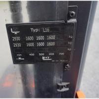 Самоходный штабелер Linde L16 2020 года, наработка 1130 моточасов 1950 мм габарит