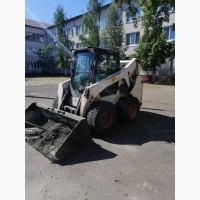 Мини-погрузчик BOBCAT S650(как S250), кабина, с ковшом и фрезой 50 см! В наличии