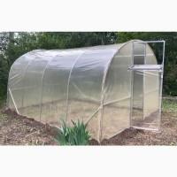 Теплиця «Титан» шириною 3 м з оцинкованої труби з плівкою