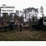 Корчевка кустарников, пней и деревьев; •	Обрезка, кронирование сада