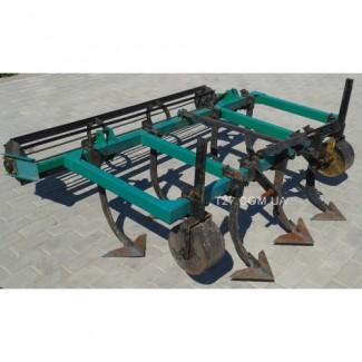 Культиватор сплошной обработки 1, 6 м с рабочими лапами и катком (Украина)
