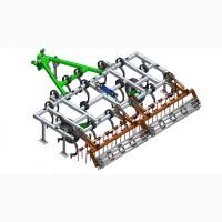 Культиватор суцільного обробітку ґрунту FIELLDAY 4м причіпний одна секція