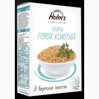 Горох колотый ТМ «Holm’s» - варочный пакет в картонной упаковке 400 г