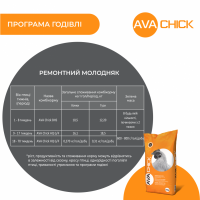 Комбікорм для качок та гусей AVA Chick BHS в гранулах. Мішок 25 кг