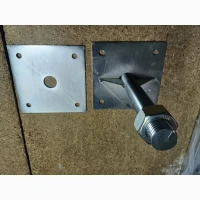 Пластина для кріплення балки 170×35×2 мм оцинкована
