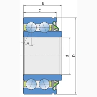 Підшипник кульковий 3204 T FKL, F110390 Semeato, 9100-4109 Semeato