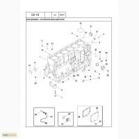 Ремкомплект двигателя А78016 комбайн CASE Кейс 2388