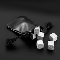 Деревянный подарочный набор с бокалами камни для виски