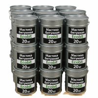 Мастика битумная МБР 100-2 Ecobit ГОСТ 30693-2000 Антикоррозионная 20 кг