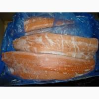 Филе лосося 1+. Филе лосося замороженное