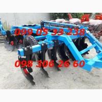 Новинка Прицепная борона БДФ-П-2.4 дисковая (колеса по середине)для МТЗ-82-892