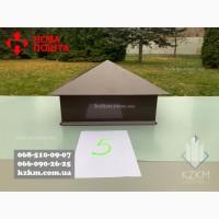 Колпак на столб высокий, колпаки на забор, колпак для столба HIGH, колпак на столб