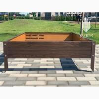 Збірна грядка під дерево, збірна Люкс висока, металева грядка