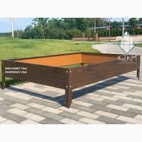 Збірна грядка під дерево, збірна Люкс висока, металева грядка