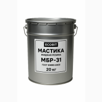 Мастика жидкая резина МБР-31 Ecobit ГОСТ 30693-2000 Кровельная 20 кг