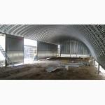 Бескаркасные арочные ангары, напольные зернохранилища, склады