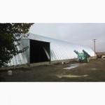 Бескаркасные арочные ангары, напольные зернохранилища, склады