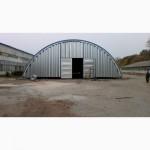 Бескаркасные арочные ангары, напольные зернохранилища, склады